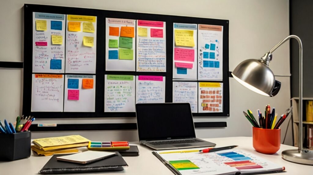 A person updating a progress chart on a laptop at a workspace, symbolizing tracking progress as part of motivation techniques for lasting change.